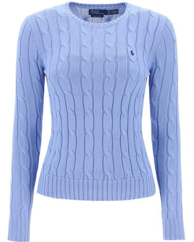 Polo Ralph Lauren Wool e Cashmere Cable Knit Sweater - Blu