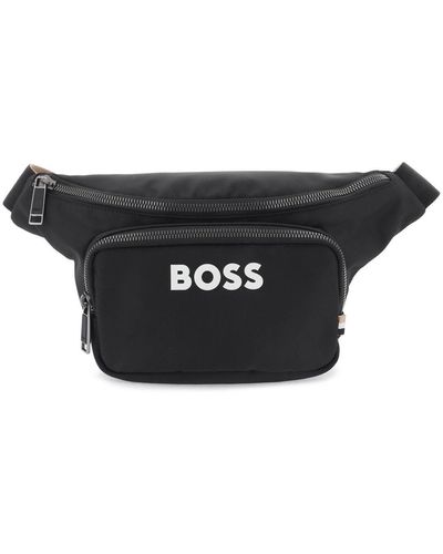 BOSS Nylon Pouch For Carrying - Black