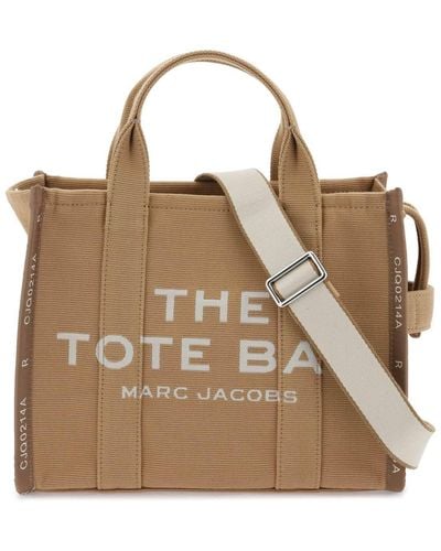 Marc Jacobs Borsa The Jacquard Medium Tote Bag - Marrone