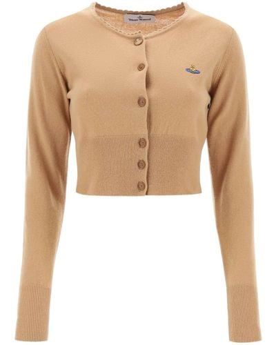 Vivienne Westwood Bea Cropped Cardigan - Natural