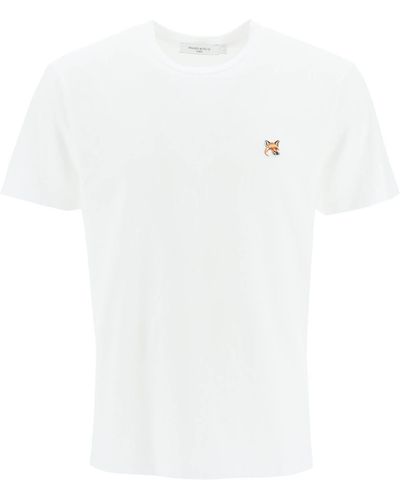 Maison Kitsuné Fox Head T Shirt - White