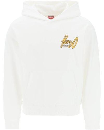KENZO Hoodie With Archive Logo - White