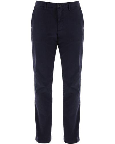 PS by Paul Smith Cotton Stretch Chino Trousers For - Blue