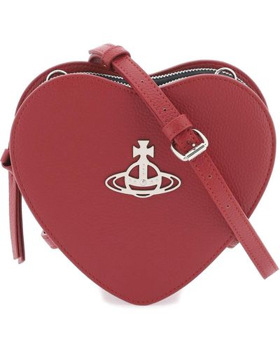 Vivienne Westwood Borsa A Tracolla Louise Heart - Rosso