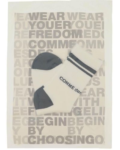 Comme des Garçons Logo Sports Socks - Multicolour