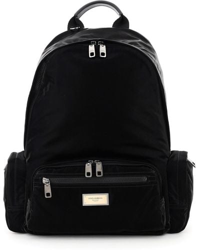 Dolce & Gabbana Samboil Nylon Backpack - Black