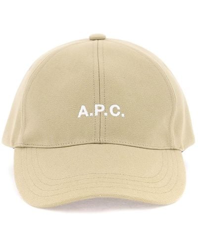 A.P.C. Charlie Baseball Cap - Natural