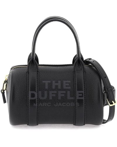 Marc Jacobs Borsa The Leather Mini Duffle Bag - Black