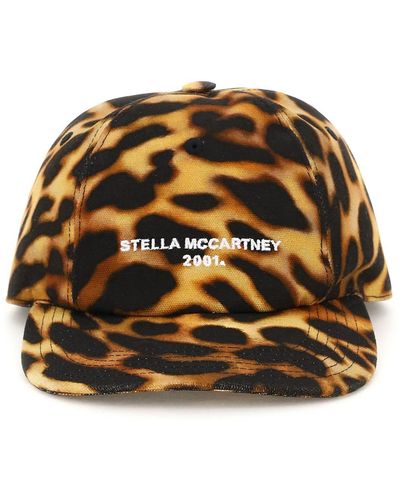 Stella McCartney Leopard-print Logo Baseball Cap - Multicolor