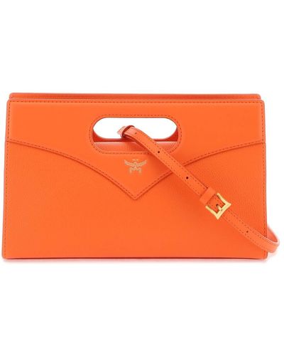 MCM Diamond Handbag - Orange