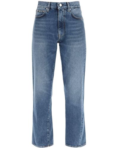 Totême Jeans Straight Twisted Seam - Blu