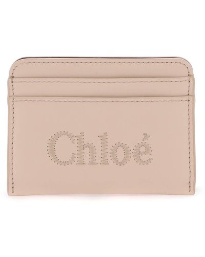 Chloé Chloe' Sense Card Holder - Natural