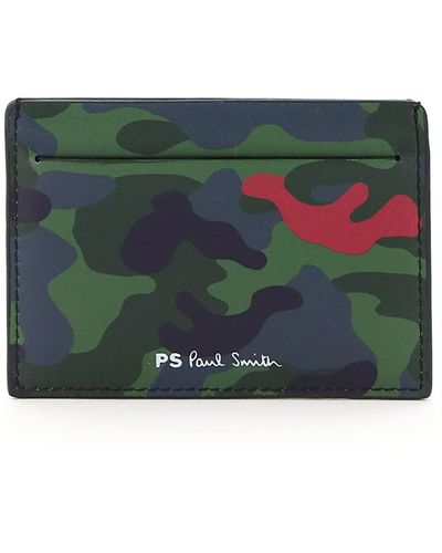 PS by Paul Smith Camo Card Holder - Multicolour