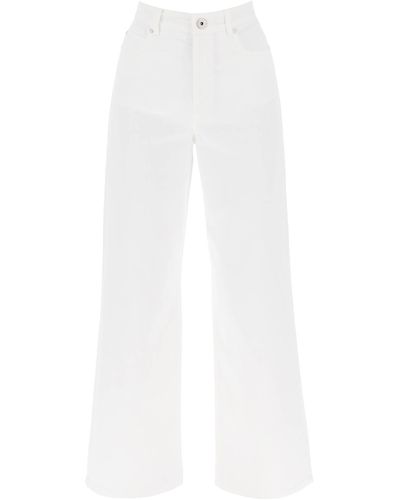 Weekend by Maxmara Cropped Cotton Pants For - White