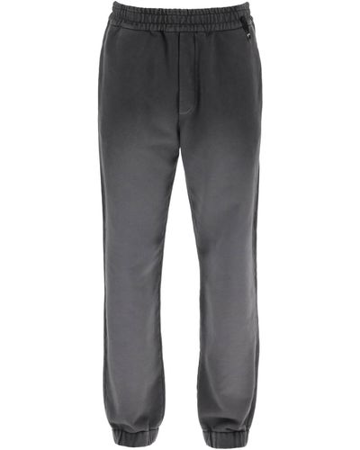 Fendi Sweatpants In Washed Cotton - Grey
