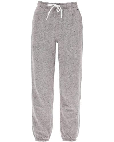 Polo Ralph Lauren "Sporty Pants With Embroidered Logo - Grey