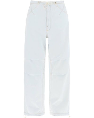 DARKPARK Daisy Baggy Jeans - White