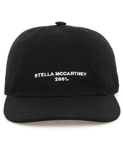 Stella McCartney Logo Embroidered Baseball Cap - Black