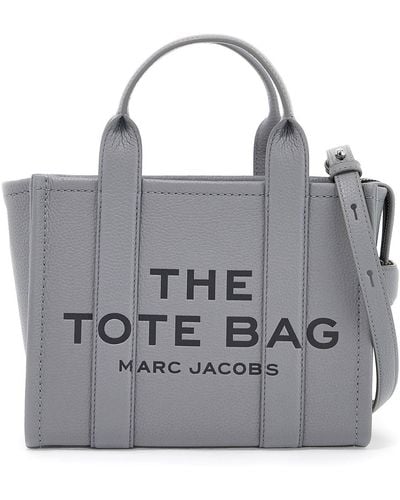 Marc Jacobs The Leather Small Tote Bag - Grey