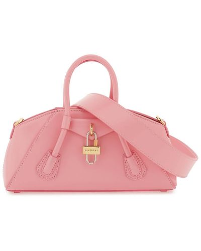 Givenchy 'Antigona Stretch Mini' Leather Bag - Pink