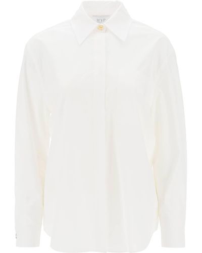 MVP WARDROBE 'Matteotti' Cotton Shirt - White