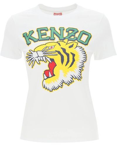 KENZO 'tiger Varsity Jungle' T Shirt - White