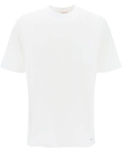 Filson T-shirt Pioneer Solid One-Pocket - Bianco