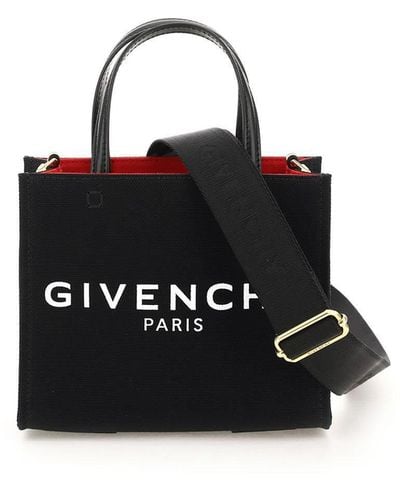 Givenchy Mini G Canvas Tote - Black