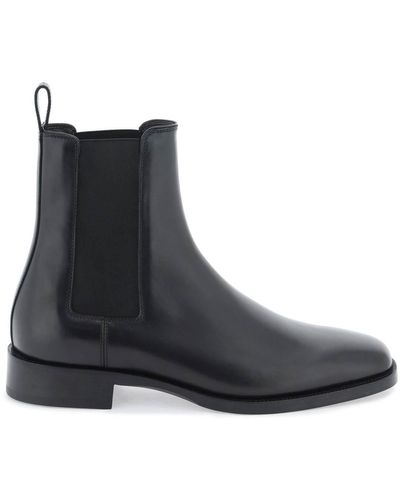 The Row Chelsea Ankle Boots - Black