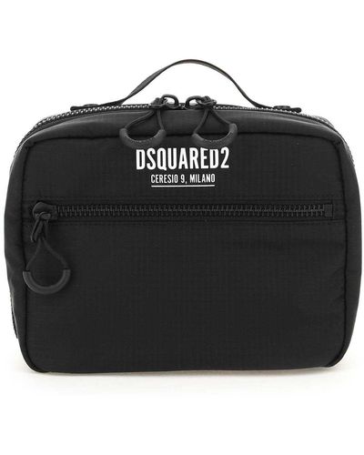 DSquared² 'ceresio 9' Ripstop Organizer Bag - Black