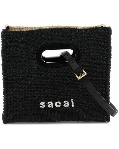 Sacai Abaka Small Tote Bag - Black