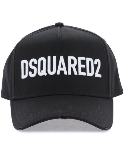 DSquared² Embroidered Baseball Cap - Black