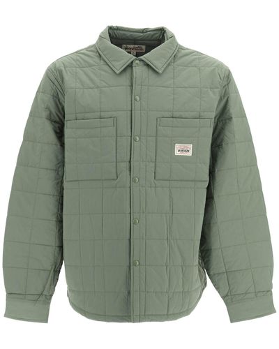 Stussy Recycled Nylon Quilted Jacket - Green