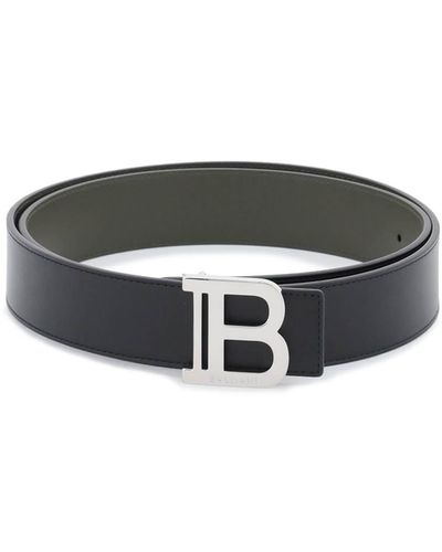 Balmain Cintura reversibile B-Belt - Multicolore
