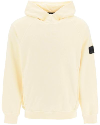 Stone Island Shadow Project Cotton Jersey Hoodie - Natural