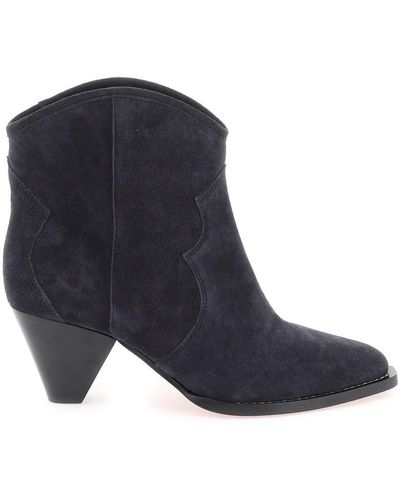 Isabel Marant 'Darizo' Suede Ankle-Boots - Blue