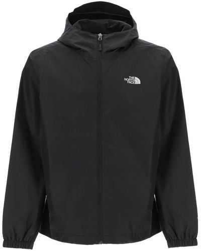 The North Face Windbreaker Jacket For Outdoor Activities - Black