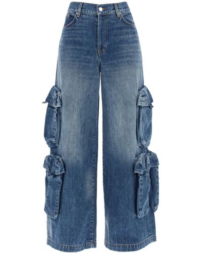 Amiri Jeans Baggy Cargo - Blu