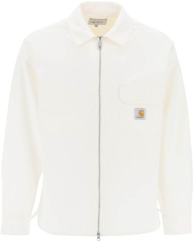 Carhartt Overshirt Rainer Shirt Jacket - Bianco