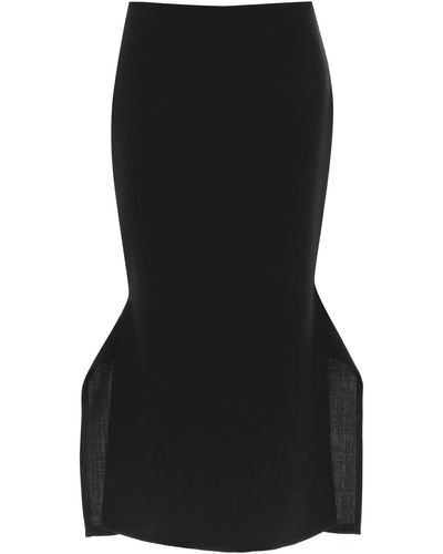 The Row Patillon Midi Skirt - Black