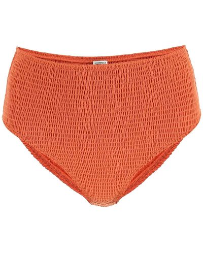 Totême Toteme High-Waisted Bikini Bottom - Orange