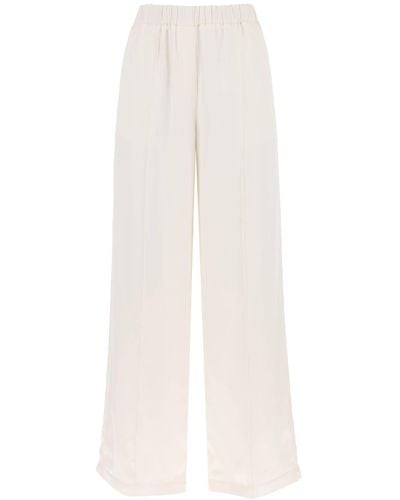 Loewe Silk Pajama Pants - White