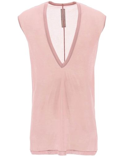 Rick Owens "Organic Cotton Dylan Top For - Pink