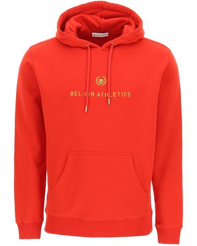 BEL-AIR ATHLETICS Academy Embroidery Hoodie - Red