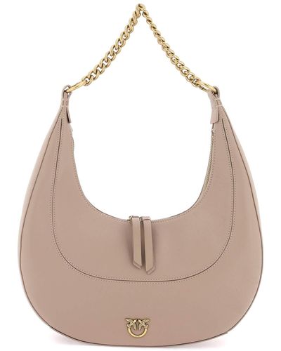 Pinko Brioche Hobo Classic Bag - White