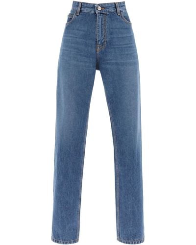 Etro Low-waisted baggy Jeans - Blue