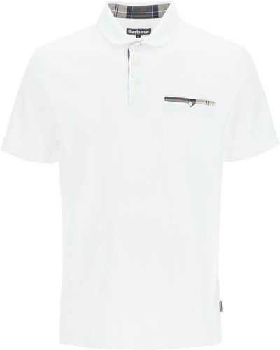 Barbour POLO CORPATCH - Bianco