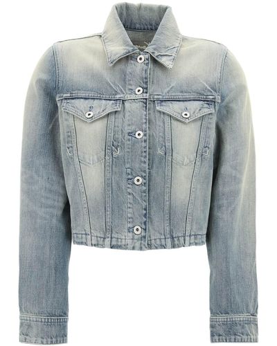 KENZO Giacca In Denim Giapponese - Blu