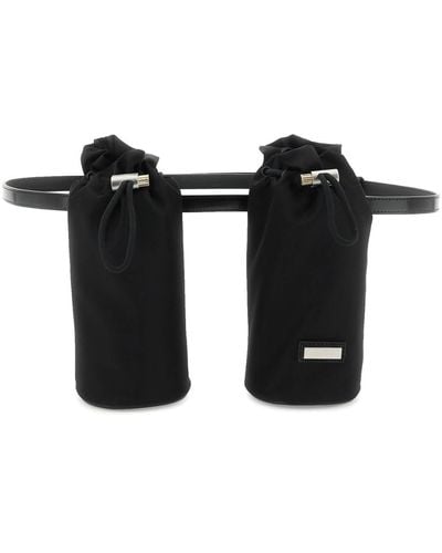 Ferragamo Double-Bottle Beltpack - Black