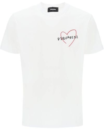 DSquared² T Shirt Cool Fit - Bianco